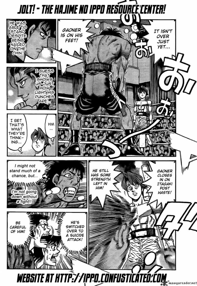 Hajime no Ippo: Fighting Spirit, Chapter 852 image 12